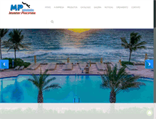 Tablet Screenshot of masterpiscina.com.br